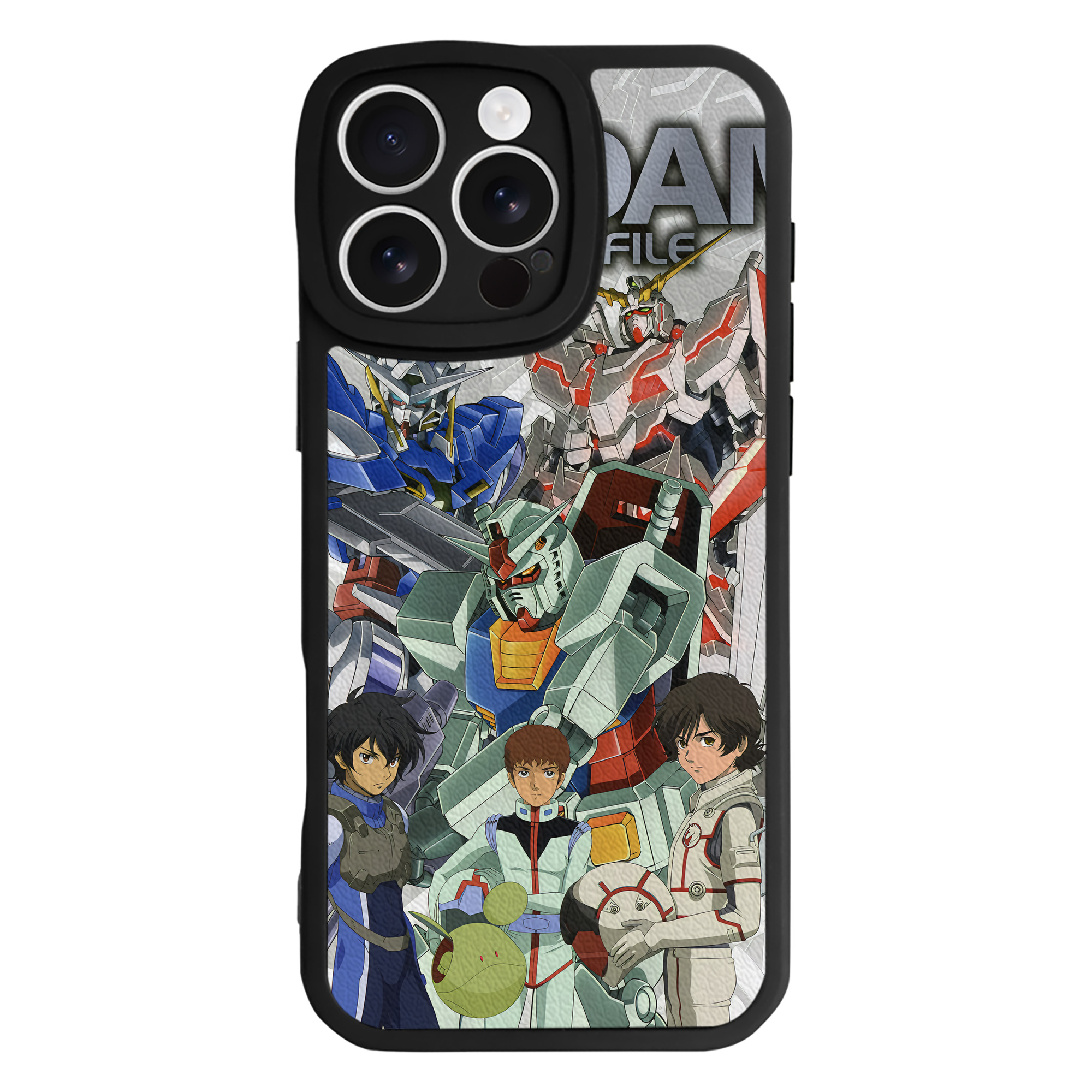 （画像用） 機動戦士ガンダム Mobile Suit Gundam 【iPhone 16シリーズ対応】シリコンスマホケース（レザー調） 材質：シリコン